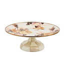 Wild Rose White Small Pedestal Platter