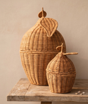 Canastos Limones Ratan Set X2