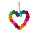 Colgante Corazon Arcoiris Felpa – vista 2