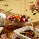 Wild Rose Mauve Serving Bowl