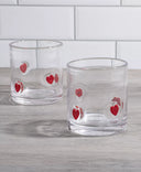 Vaso Corazones Mini en cristal