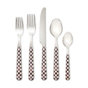 Courtly Check Bistro Flatware 5 Piece