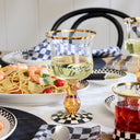 Courtly Check Wine Glass New