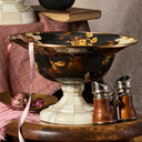 Wild Rose Brown Large Compote