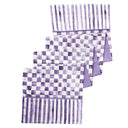 Violet Check Table Runner
