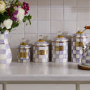 Violet Check Small Canister