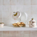 Cookie Jar with Rosy Check Lid