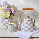 Violet Check 2 Quart Tea Kettle