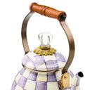 Violet Check Whistling Tea Kettle