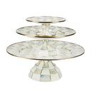Sterling Check Pedestal Platter