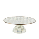 Sterling Check Pedestal Platter