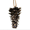 Adorno Navideño Latón Pinecone Pantone Black