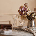 Candelabro Cristal Votive, en vidrio transparente
