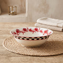 Cardinal Toilet Bowl, en porcelana con calcomanías aplicadas a mano