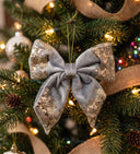 Colgante Velvet Bow Gray 1