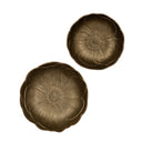 Bowls Flor Gold en aluminio dorado, set de 2 – vista 3