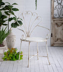 Silla Exterior Concha Metal