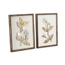 Set x 2 Cuadros Botanical Blanche