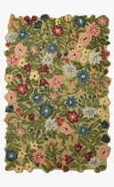 Tapete Edith Green, alfombra en lana tejida a mano – vista 2