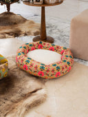 Cama Redonda Bordada Para Perro