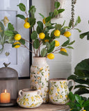 Florero Limones Capri en cerámica