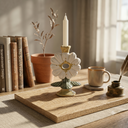 Candelabro Petal White