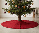 Pie de Arbol Tejido Rojo