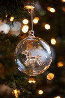 Colgante Bola Glass Navideña Horse