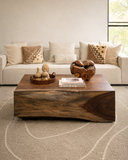 Mesa de Centro Pieza de Madera Maciza