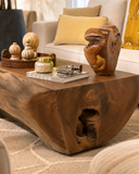 Mesa de Centro Pieza de Madera Maciza