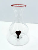 Jarra decanter Corazón Grande en vidrio – vista 3