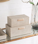 Set x 2 Organizadora Cream