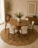Tapete Redondo Jute Natural 225 Cm