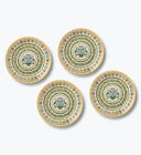 Plato Fuerte Rosette Porcelain Set x4
