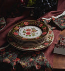 Plato Postre Gracie Porcelain Set x4