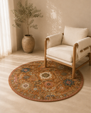 Tapete Padma Redondo Terracota 150 Cm