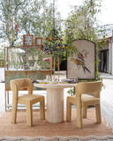 Tapete Scallop Natural Jute