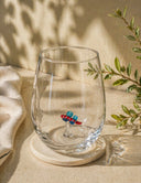 Vaso Cristal Mariposa Blue