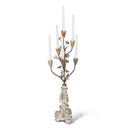 Candelabro Flores Vintage en metal – vista 3