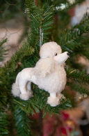 Adorno Navideño Poodle White
