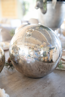 Bola Navideña Silver Antique Stand