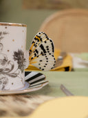 Butterfly Toile Mug & Saucer Set