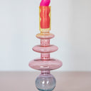Candelabro Bubble Rose & Yellow M