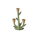 Candelabro Petal Green & Pink