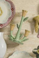Candelabro Petal Green & Pink