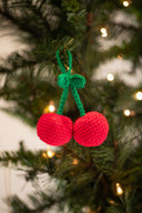 Cerezas Tejidas En Crochet