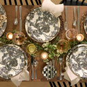 Gold Check Flatware 5 Piece Place Settin