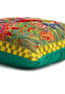 Cockatiel Chartreuse Throw Pillow