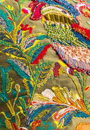 Cockatiel Chartreuse Throw Pillow