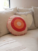 Cojín Crochet Flor Pink